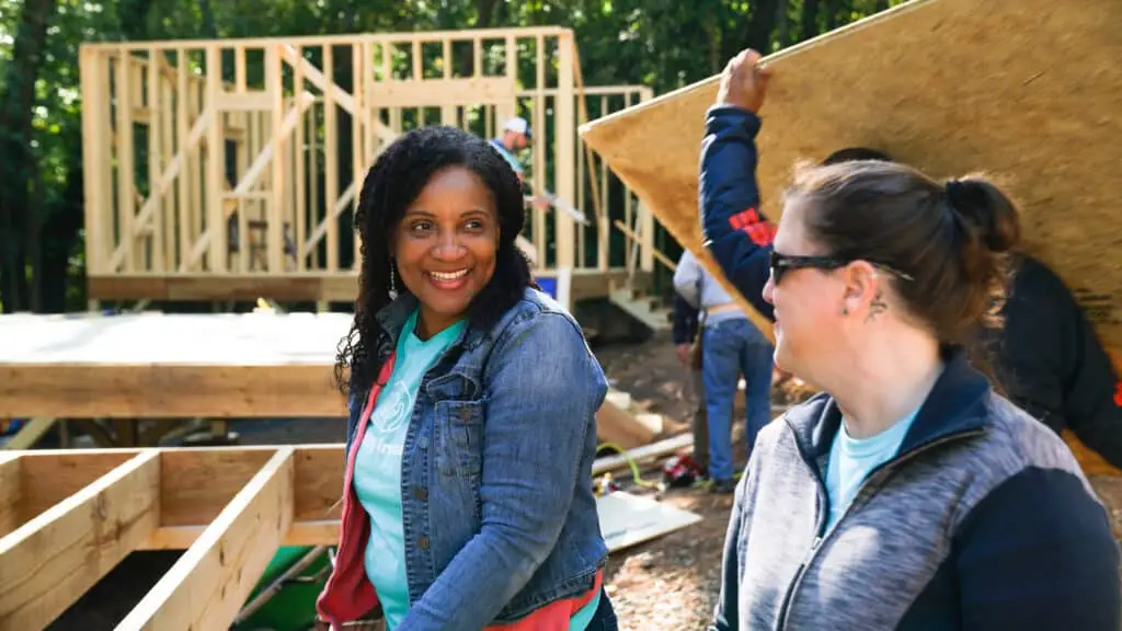 Quility staff volunteer day with BeLoved Asheville