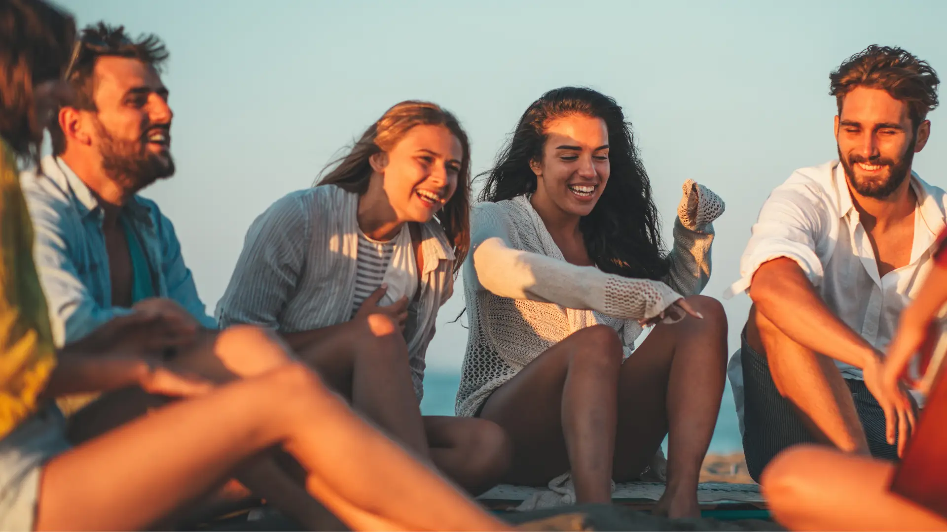 group of 30-year-olds sitting together