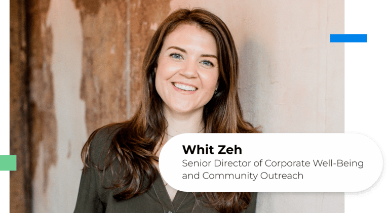 Whit Zeh, Senior Director of Corporate Well-Being at Quility