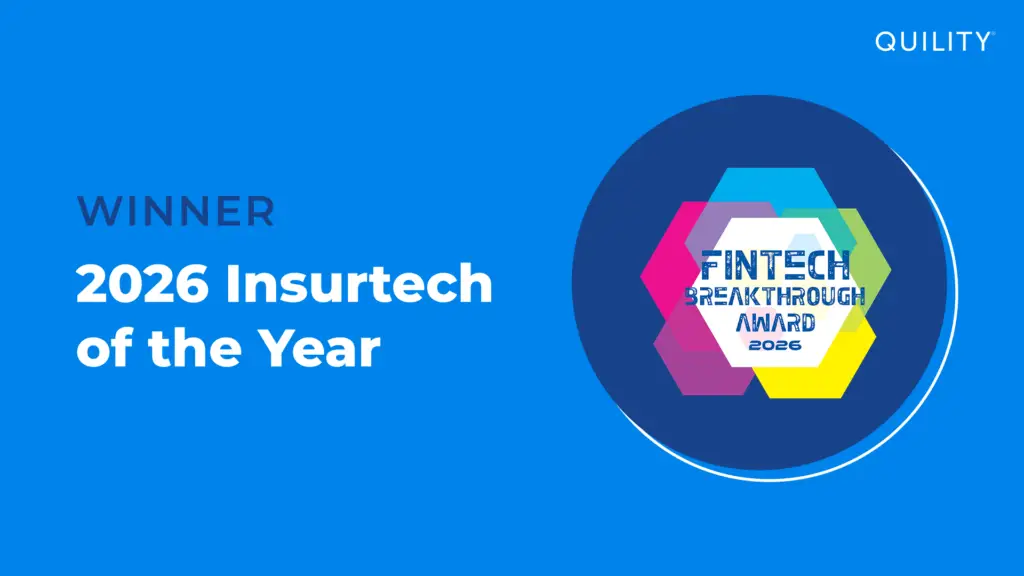 Quility Named "InsurTech of the Year"