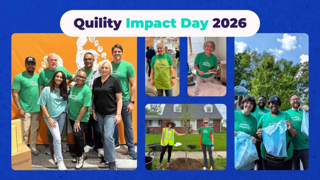 Quility’s 199 staff members spent the day giving back to their local communities and the organizations that mean the most to them.